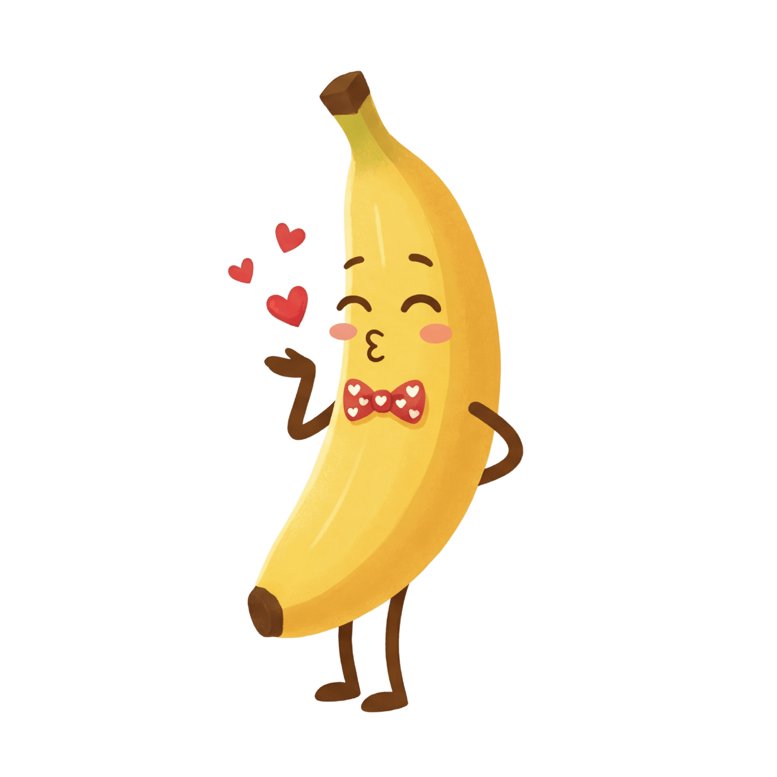 Banana Berry character sending kiss – Mignuti Kids fun animation